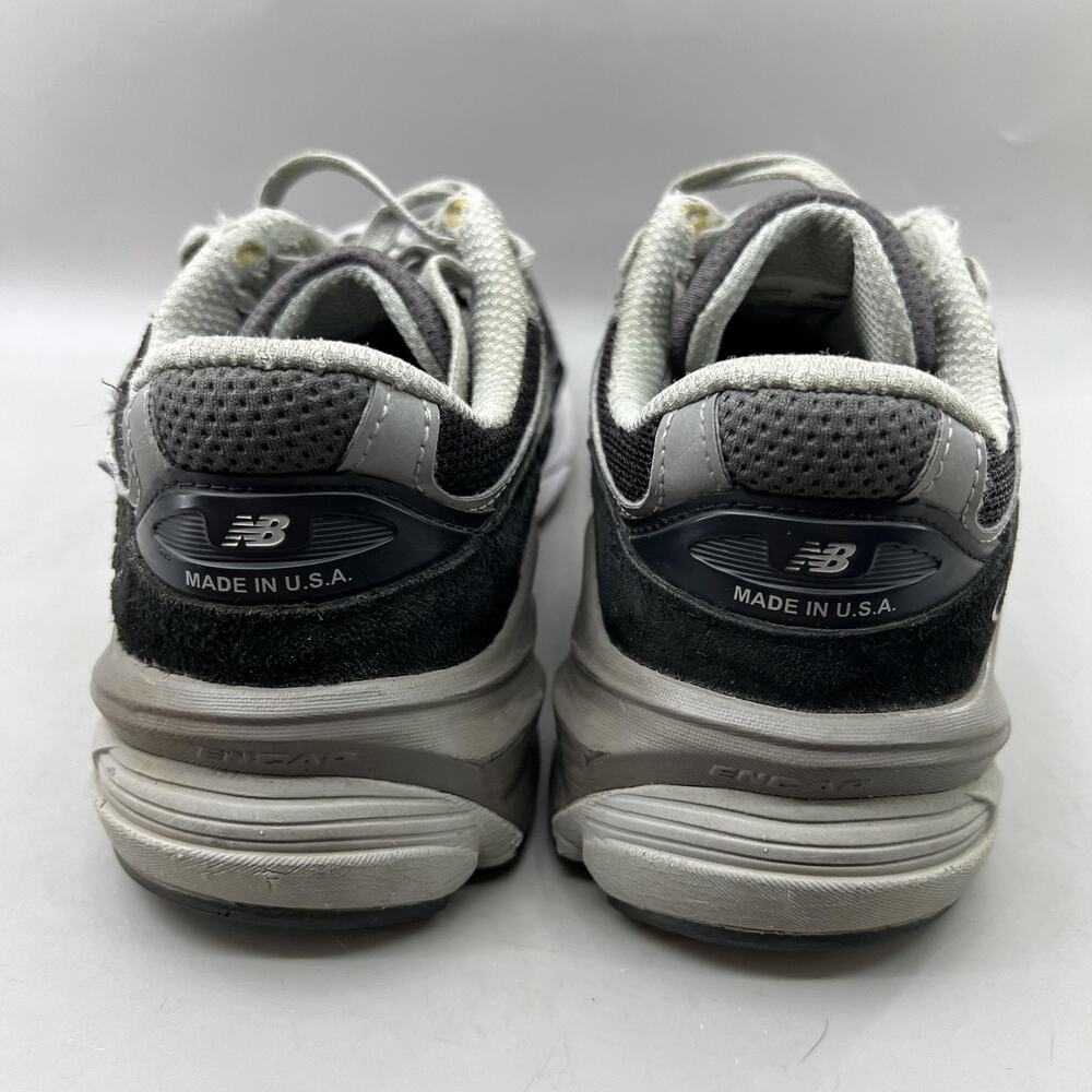 New Balance 990 V6 USA Running Shoes Women Size 7 D Black Suede Comfort Sneakers - Picture 4 of 10